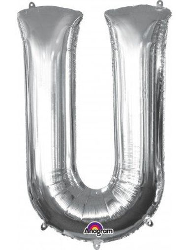 Picture of SILVER LETTER  U 16 INCH